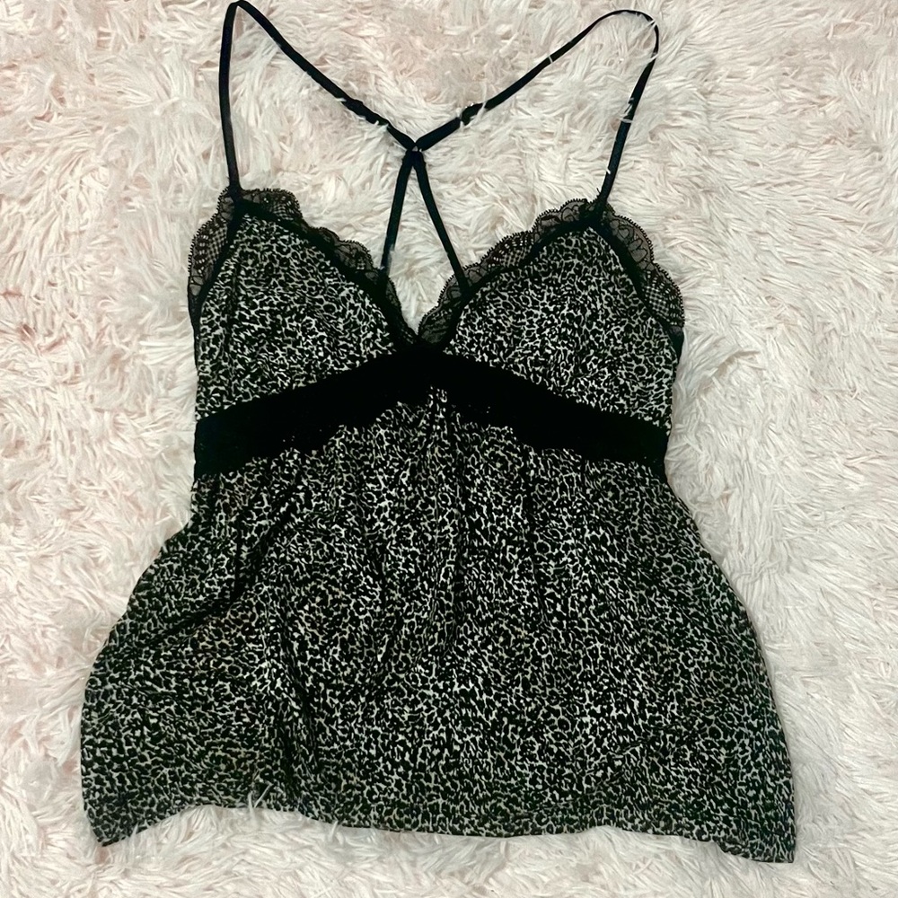Sexy Leopard Lacey Top